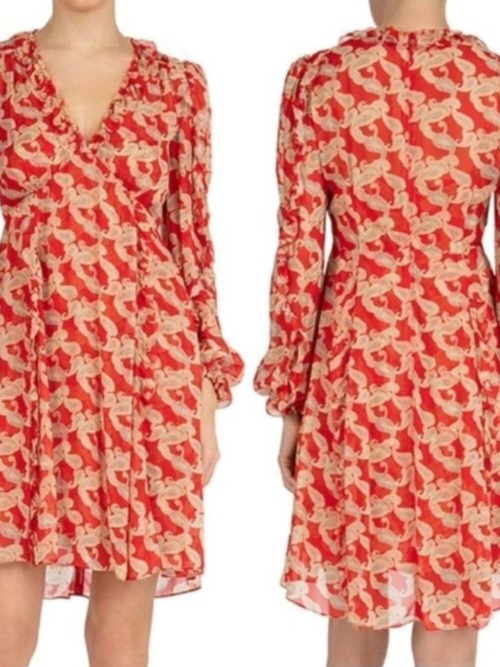 The Kooples Volute Printed Dress